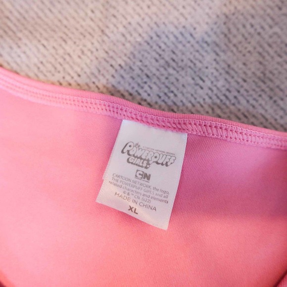 Cartoon Network Juniors Dress Powerpuff Girls Pink Mini A line Embroidery XL - Picture 9 of 11